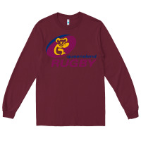 Burgundy queensland rugby Long Sleeve Tee - linhVisuals