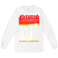 White kreator essential music Long Sleeve Tee - linhVisuals
