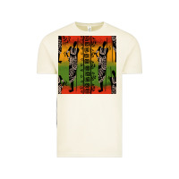 Vintage Arctic african silhouette seamless pattern Vintage Tee - BundleAndBundleShop