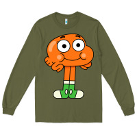Army Green darwin Long Sleeve Tee - linhVisuals