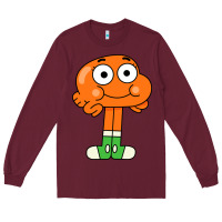 Burgundy darwin Long Sleeve Tee - linhVisuals