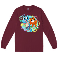 Burgundy gumball and darwin Long Sleeve Tee - linhVisuals