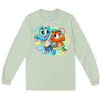 Matcha gumball and darwin Long Sleeve Tee - linhVisuals