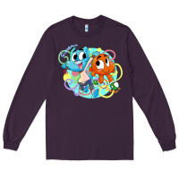 Plum gumball and darwin Long Sleeve Tee - linhVisuals