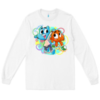 White gumball and darwin Long Sleeve Tee - linhVisuals