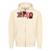 Sandshell xoxo highland cow Zipper Hoodie - RanaPortraitStore
