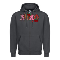 Smoke xoxo highland cow Zipper Hoodie - RanaPortraitStore