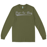 Army Green put in bay Long Sleeve Tee - linhVisuals