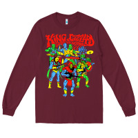 Burgundy king gizzard and the lizard wizard Long Sleeve Tee - linhVisuals