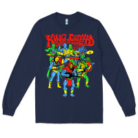Navy king gizzard and the lizard wizard Long Sleeve Tee - linhVisuals