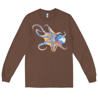 Chestnut octopus t  shirtoctopus t  shirt Long Sleeve Tee - linhVisuals