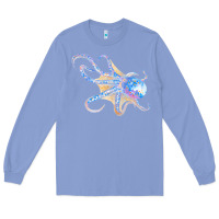 Colony Blue octopus t  shirtoctopus t  shirt Long Sleeve Tee - linhVisuals