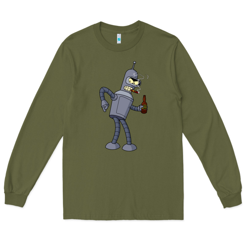 Futurama Bender Long Sleeve Tee by linhVisuals | Teevron