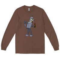Chestnut futurama bender Long Sleeve Tee - linhVisuals