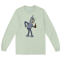 Matcha futurama bender Long Sleeve Tee - linhVisuals