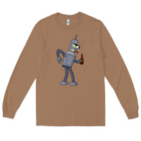 Toasted Coconut futurama bender Long Sleeve Tee - linhVisuals