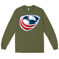 Army Green usa rugby Long Sleeve Tee - linhVisuals