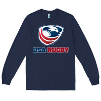 Navy usa rugby Long Sleeve Tee - linhVisuals