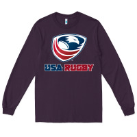 Plum usa rugby Long Sleeve Tee - linhVisuals