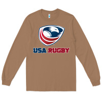 Toasted Coconut usa rugby Long Sleeve Tee - linhVisuals