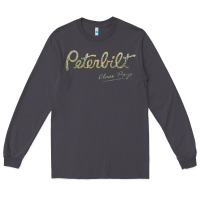 Smoke peterbilt class pays   trucker quote Long Sleeve Tee - linhVisuals