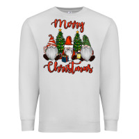 Dove Grey Merry Christmas Gnomes Premium Sweatshirt - RanaPortraitStore