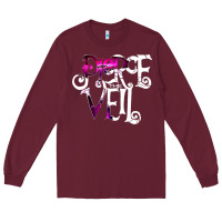 Burgundy pierce the veil black Long Sleeve Tee - linhVisuals