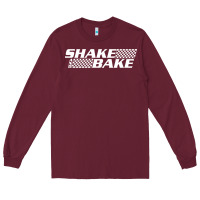 Burgundy shake and bake Long Sleeve Tee - linhVisuals