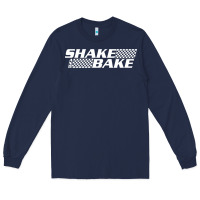 Navy shake and bake Long Sleeve Tee - linhVisuals