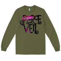 Army Green pierce the veil twhite Long Sleeve Tee - linhVisuals