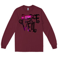 Burgundy pierce the veil twhite Long Sleeve Tee - linhVisuals