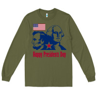 Army Green presidents day Long Sleeve Tee - linhVisuals