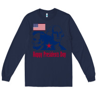 Navy presidents day Long Sleeve Tee - linhVisuals