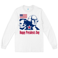 White presidents day Long Sleeve Tee - linhVisuals