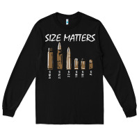 Black size matters Long Sleeve Tee - linhVisuals