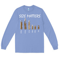 Colony Blue size matters Long Sleeve Tee - linhVisuals