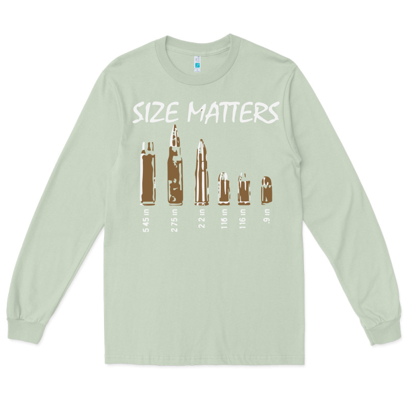 Size Matters Long Sleeve Tee by linhVisuals | Teevron