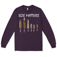 Plum size matters Long Sleeve Tee - linhVisuals