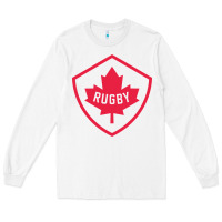 White rugby canada Long Sleeve Tee - linhVisuals