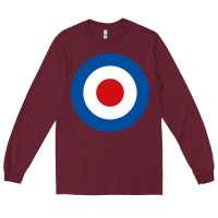 Burgundy suitable-the-who-target-worn Long Sleeve Tee - linhVisuals