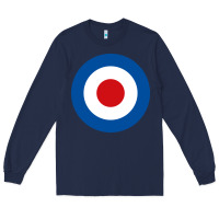 Navy suitable-the-who-target-worn Long Sleeve Tee - linhVisuals