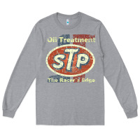 Heather Grey stp    nostalgia drag racing Long Sleeve Tee - linhVisuals