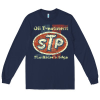 Navy stp    nostalgia drag racing Long Sleeve Tee - linhVisuals