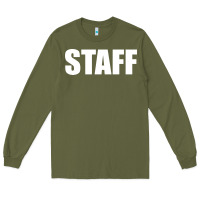 Army Green staff Long Sleeve Tee - linhVisuals