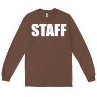 Chestnut staff Long Sleeve Tee - linhVisuals