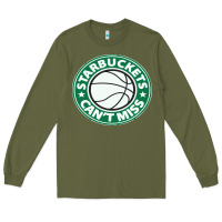 Army Green starbuckets can't Long Sleeve Tee - linhVisuals