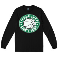 Black starbuckets can't Long Sleeve Tee - linhVisuals