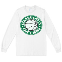 White starbuckets can't Long Sleeve Tee - linhVisuals