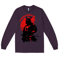 Plum samurai warrior Long Sleeve Tee - linhVisuals