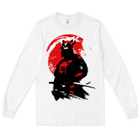 White samurai warrior Long Sleeve Tee - linhVisuals